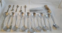 Assorted Spoons (14 Soup, 8 Teaspoon, 5 Sugar