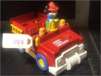 Vintage Mickey Mouse Fire Truck