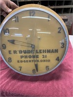 E.R. Dude Lehman Vintage Clock