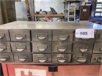 18 Drawer Storage Bin Cabinet