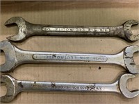 3 Open End Wrenches: 7/8, 15/16, 3/4