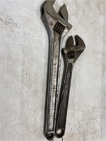12 & 15 Inch Crescent Wrenches