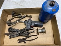 Propane Torch & Tips with Assorted Pliers