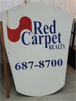 Heavy sign Red carpet realty out of Owego NY