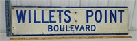 Willets point boulevard sign - double-sided