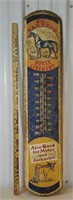 Large Dr Barker's horse liniment thermometer -