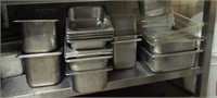 LOT: STAINLESS STEEL TRAYS