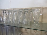12 VINTAGE MILKSHAKE GLASSES