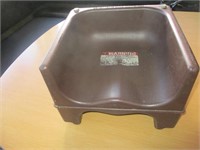 BROWN BOOSTER SEAT