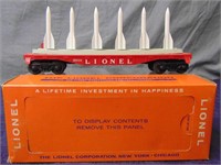 Rare Boxed Lionel 6844 Red Missile Flat