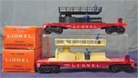 2 Scarce Boxed Lionel 6812 Track Maintenance Cars