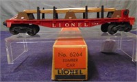 Boxed Lionel 6264 Lumber Car