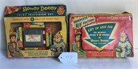 Howdy Doody. Boxed Color Television Sets. (2).