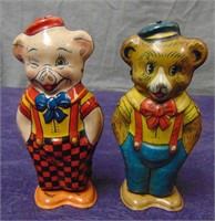 2 Chein Wind-up Animal Walkers
