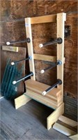 Homemade Wood Storage Rack