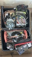 Pallet of Electrical Wiring, Clamps, Worksman Bag