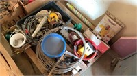 Pallet of Electric Insulators, Heated Dog Bowl,