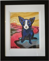 Attributed to George Rodrigue Blue Dog Rivers