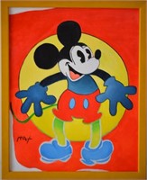 Attributed to Peter Max Original Mickey Mouse