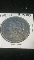 1891 D Silver Dollar