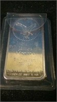 The Hamilton mint James Monroe 1 oz silver piece