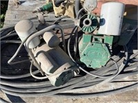 2 Oil Less Air Pump With 50 Foot Hoses, Blasting