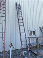 32 Foot Fiberglass Extension Ladder