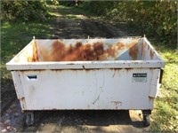 Dumpster On Casters 75x39x40