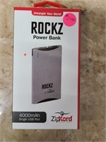ROCKZ POWER BANK--NEW