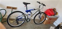 Blue Next 7 Speed Bicycle, Shimano Equipped