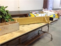 Linens, Wall Shelf, Fake Plant, wooden Box/Drawer