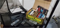 Emerson VCR/VHS Player, Sony DVD/CD Player, +
