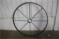 Antique Steel Wagon Wheel 51D