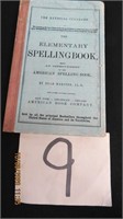 1908 Elementary Spelling Book, Fair condition