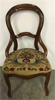 Victorian bloom back chair