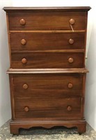 Vintage mahogany tall dresser