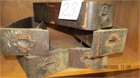 Five Vintage Sewing Machine Drawers