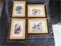 4 WILDLIFE PRINTS