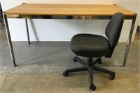 Modern desk with chair