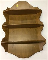 Custom made pine knickknack shelf
