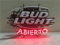 Bud Light Neon Wall Beer Sign