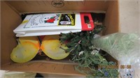 Misc. Box of Christmas and Decorator Items