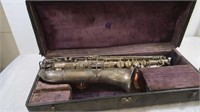 Vintage Saxophone-Plated Silver