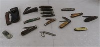 Various Pockets Knives incl. 2 Boy Scout Knives