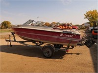 1987 Larson 17.5' Fiberglass Boat w/ Trailer