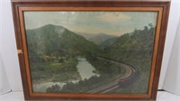 Vintage Alma-by Product Coal Mine Picture-