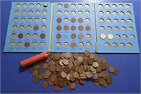 Wheat Pennies-Approx204 w/Partial Penny Collection
