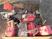 Gas Cans, Rope, Hardware