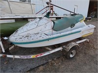 Yamaha Jet Ski w/ Trailer for parts or salvage