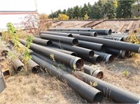 Pile of 12" HDPE Pipe